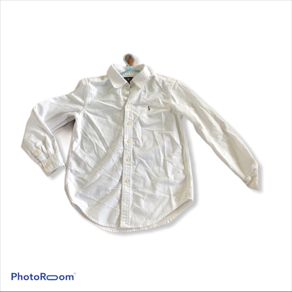 Ralph Lauren button down dress shirt white